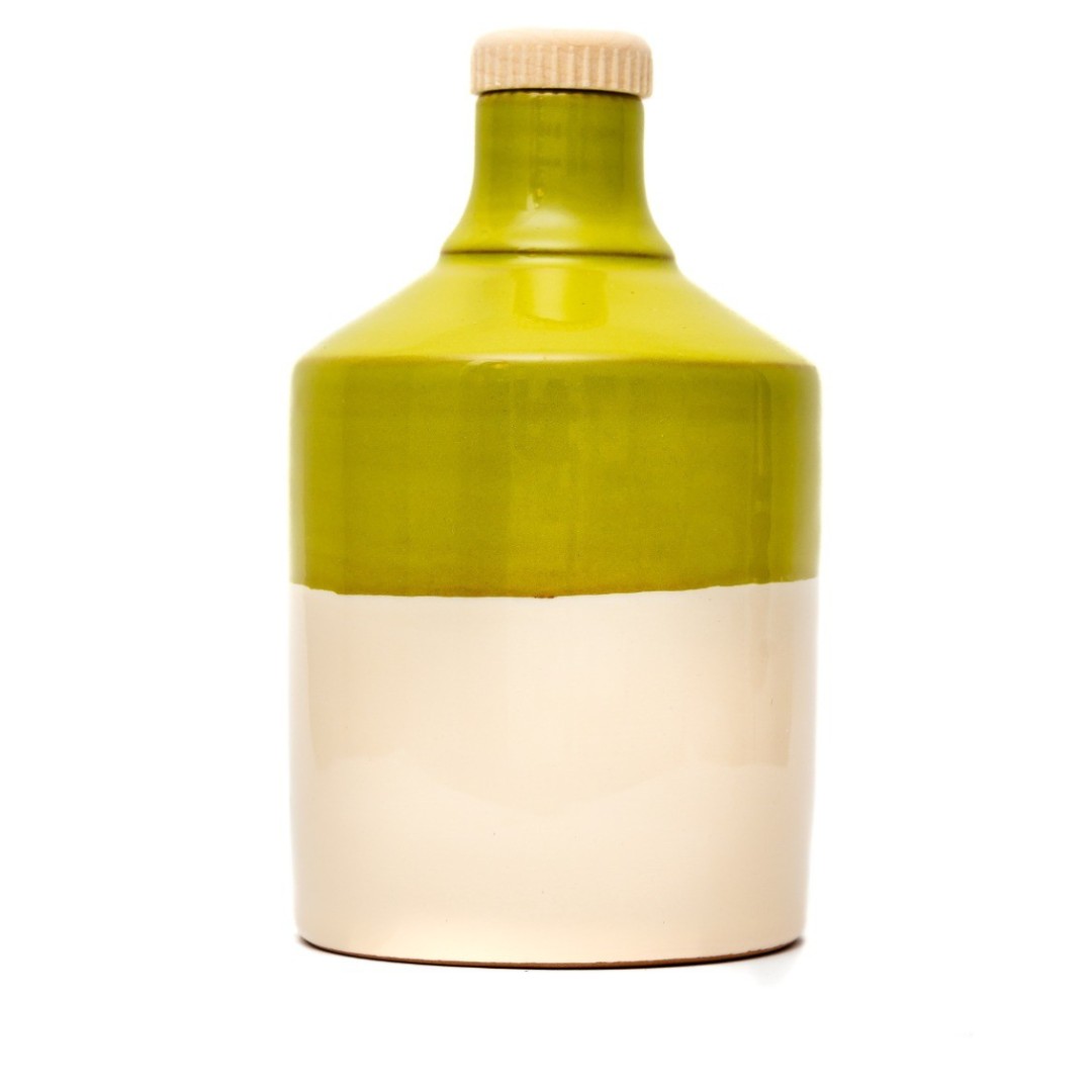 Green harbor ceramic oil cruet