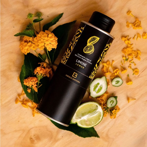 Condimento a base di olio extra vergine di oliva e limone